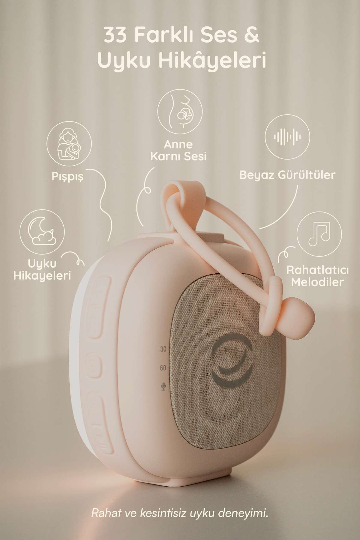 pembe beyaz gürültü cihazı