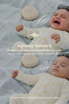 ağlama sensörlü beyaz gürültü cihazı